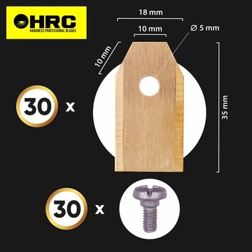 ЛЕЗВИЯ ДЛЯ РОБОТ-КОСИЛКИ HUSQVARNA GARDENA TYTAN 30 шт.