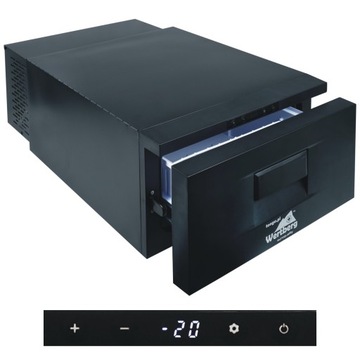 Kompresorowa lodówka samochodowa - szufladowa zamrażarka 19L -20° 12V/24V