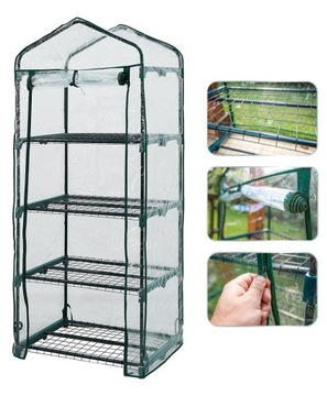 Neo Greenhouse 69 x 49 x 160 см, пленка ПВХ, металлическая конструкция 15901