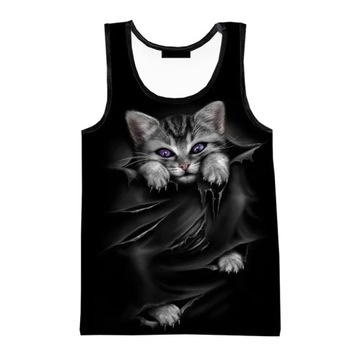 Koszulka bez rękawów Mens Casual Tank Top 3d