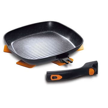 PATELNIA GRILLOWA 28cm BERLINGER HAUS BH-1956 GRANIT DIAMOND - Idealna