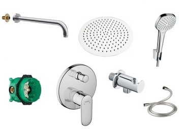 Hansgrohe Vernis Blend bateria ibox Croma Select E Vario deszczownica 30 cm