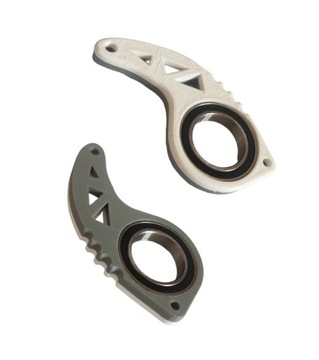 DWUKOLOROWY Brelok Kluczy Keyrambit Fidget Spinner