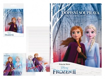 PAPETERIA ZESTAW LISTOWY DISNEY FROZEN KRAINA LODU