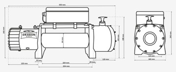 ЭЛЕКТРИЧЕСКАЯ ЛЕБЕДКА 6 ТОНН ЛЕБЕДКА LAVETA 12V DRAGON ЛЕБЕДКА
