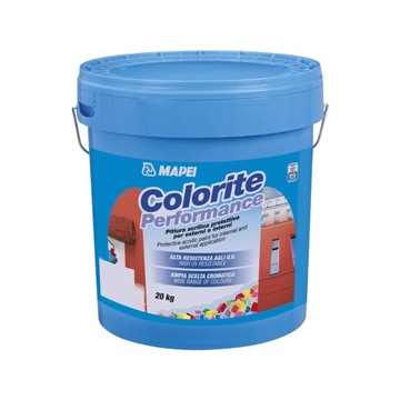 MAPEI FARBA AKRYLOWA COLORITE PERFORMANCE BIAŁA 5L