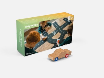 WAYTOPLAY HIGHWAY - TORY 24 SZT + SAMOCHODZIK - SPECJALNA EDYCJA
