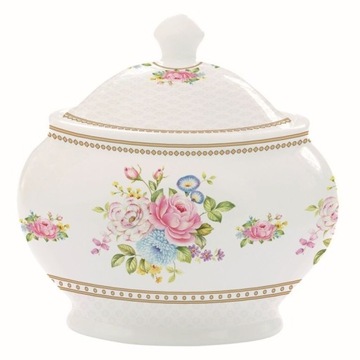 Cukiernica porcelana 280 ml White Easy Life Buquet