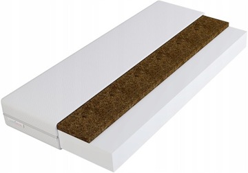 MATERAC DO KOŁYSKI PIANKA KOKOS 90x40 BABYMAM