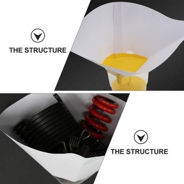 FILTR PAPIEROWY SIATKÓWKA DO FARBY BIAŁY 100 SZT