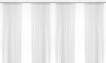 IKEA LILL FIRANKI BIAŁE FIRANY 4 szt. 300x280 cm