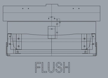 ЗАЩЕЛКА ЗАМОК ШКАФНЫЙ МЕБЕЛЬНЫЙ ЗАМОК 36 х 59 мм