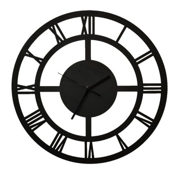 ZEGAR ŚCIENNY RZYMSKI RETRO VINTAGE 40 CM DREWNO