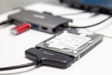 UNITEK Adapter Mostek USB-C 3.1 SATA III HDD SSD