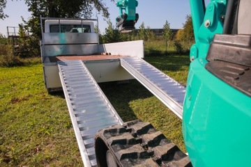 Najazdy Aluminiowe 4m /4,1 tony Włoskie od ręki