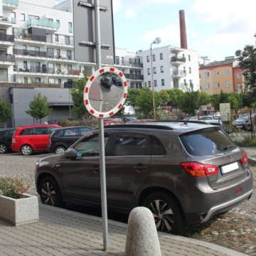 ДОРОЖНОЕ ЗЕРКАЛО круглое 50 см РУЧКА U-18a СЕРТИФИКАТ