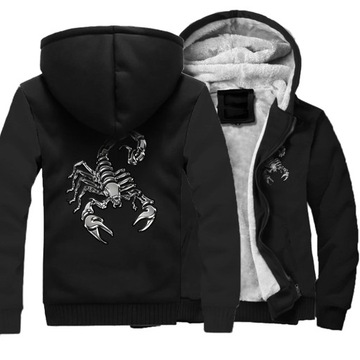 London Scorpion Street Printed Hoodies Men Winter