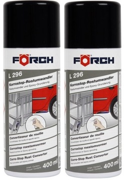 FORCH L296 NEUTRALIZATOR KOROZJI 400ML ŚRODEK PREPARAT DO USUWANIA RDZY X2