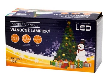 Рождественские елочные гирлянды 200LED СИНИЕ 200шт LED