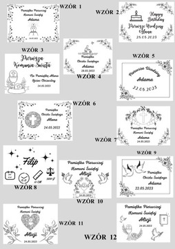 Prezent na Chrzest Święty Komunie Roczek Biblia