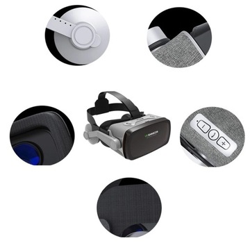 Shinecon G07E 3D VR-очки + наушники и пульт дистанционного управления