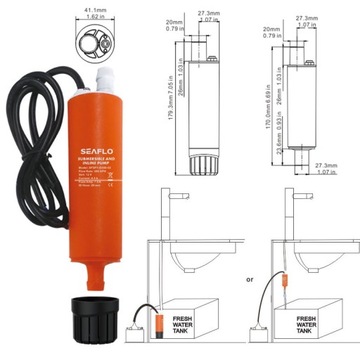 ПОГРУЖНОЙ НАСОС 31л/мин 12В - 04095