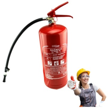 ПОРОШКОВЫЙ ОГНЕТУШИТЕЛЬ 6 КГ ABC Вешалка Наклейка
