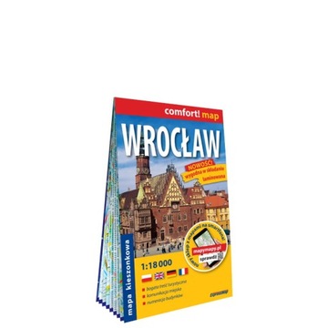 WROCŁAW kieszonkowy plan miasta 1:18 000 EM 2023