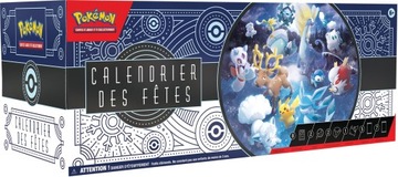 Kalendarz świąteczny 2023 Pokemon wersja francuska
