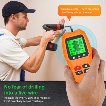 Цифровые искатели стоек Простой в использовании цифровой настенный искатель желтого дерева