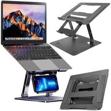 Podstawka pod laptopa telefon Składana Regulowana stolik uchwyt aluminiowy