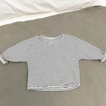 Bluza niemowlęca Top z nadrukiem w paski B196-156