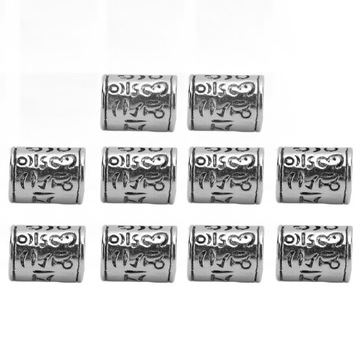 10шт бусины для выживания из сплава паракорда EDC