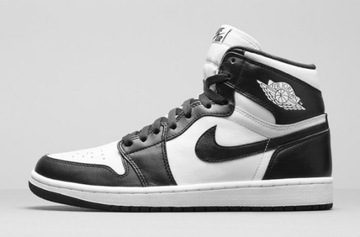 BUTY SPORTOWE NIKE AIR JORDAN 1 RETRO HIGH PANDA CZARNE BIAŁE 38