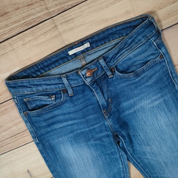 LEVI'S 711 Skinny Spodnie Jeans Damskie r. 27/32