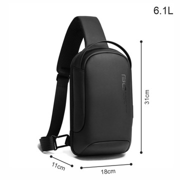 WALL BAG SHOULDER BAG, мужская поясная сумка, USB-рюкзак