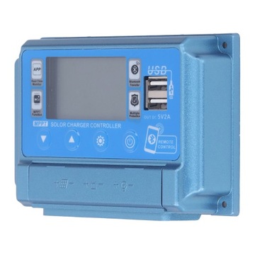 СОЛНЕЧНЫЙ РЕГУЛЯТОР 50A 12V-60V MPPT КОНТРОЛЛЕР ЗАРЯДКИ BLUETOOTH