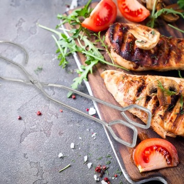 Щипцы для гриля кухонные ножницы 27 см из нержавеющей стали для мяса