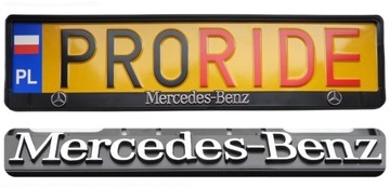 2x 3D RAMKA TABLICY MERCEDES EQA B C E G M ML R S T V SPRINTER VANEO VITO