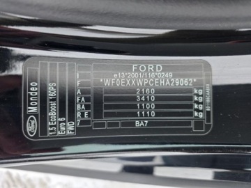 Ford Mondeo V Liftback 1.5 EcoBoost 160KM 2017 FORD MONDEO 1.5l 160KM*TITANIUM Salon PL Serwisowany w ASO 1 Właściciel, zdjęcie 38