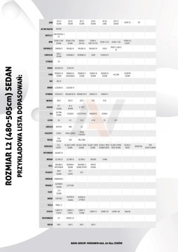 Pokrowiec na samochód Toyota Camry sedan exclusive