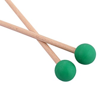 1 пара ручек барабанных молотков для глокеншпиля зеленого цвета