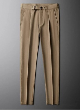 Office Pant Solid Color Dress Pant Erkek Pantolon