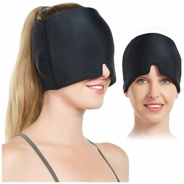 Успокаивающая повязка на голову от мигрени, гель-компресс, охлаждающая маска, обертывание
