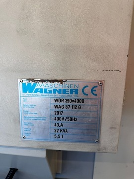 УНИВЕРСАЛЬНЫЙ ТОКАРНЫЙ СТАНОК WAGNER WDR 390x4000