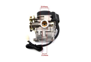Карбюратор 4T 50 куб.см, 139QMB GY6 от китайских скутеров Barton Junak Romet (автомат)