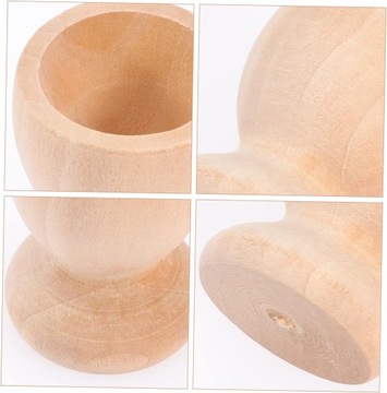 Деревянный лоток для яиц, 5 шт., контейнеры для яиц, неокрашенная стойка для яиц, Wi-Fi