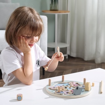 VIGA POLARB ДЕРЕВЯННАЯ РЫБАЛКА ИГРА НАВЫКИ