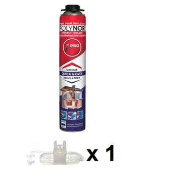 POLYNOR Спрей-изоляционный комплект PUR Foam 750 мл