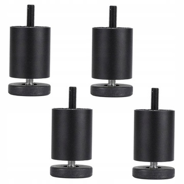 Regulowane nogi meblowe ze stopu aluminium, nogi
